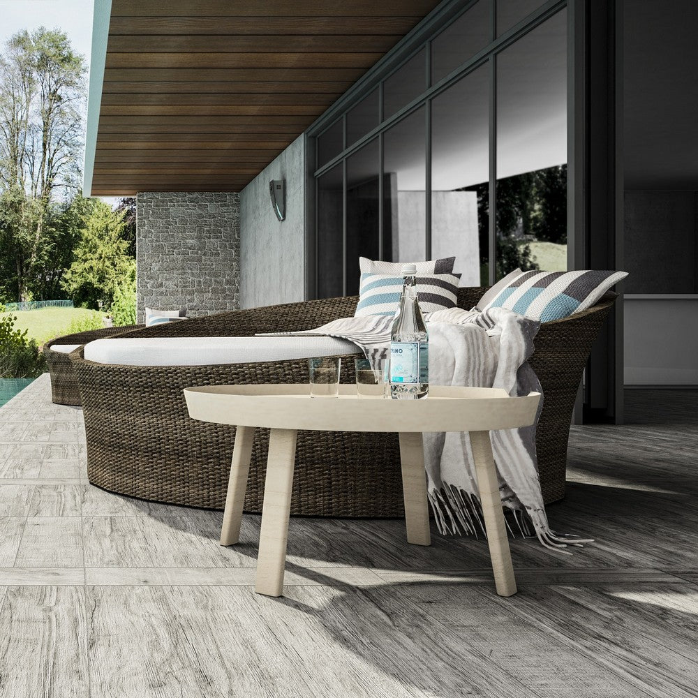 Idea Ceramica Oak White Gres Effetto Legno Rettificato — MatericaSHOP