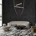 Salone moderno con pavimento in gres porcellanato effetto cementina contemporanea, formato 120x120 cm, colore nero e bianco, One Decoro 01 di 41zero42