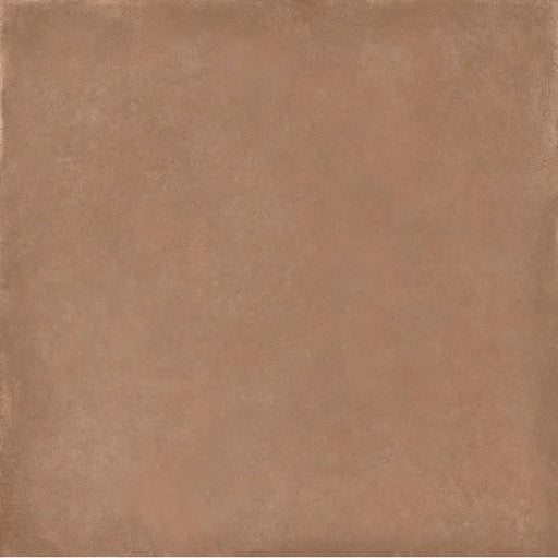 Dettaglio piastrella in gres porcellanato effetto cemento nuvolato della collezione Terrae di Casalgrande, formato 120x120 cm, colore Caramel