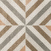 Dettaglio piastrella per pavimento e rivestimento in gres porcellanato effetto cementina dai colori vintage opaca. Collezione Cementine di Ceramica Valsecchia, formato 20x20, Mix Color