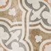 Dettaglio piastrella per pavimento e rivestimento in gres porcellanato effetto cementina dai colori vintage opaca. Collezione Cementine di Ceramica Valsecchia, formato 20x20, Mix Color