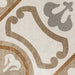 Dettaglio piastrella per pavimento e rivestimento in gres porcellanato effetto cementina dai colori vintage opaca. Collezione Cementine di Ceramica Valsecchia, formato 20x20, Mix Color