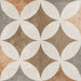 Dettaglio piastrella per pavimento e rivestimento in gres porcellanato effetto cementina dai colori vintage opaca. Collezione Cementine di Ceramica Valsecchia, formato 20x20, Mix Color