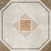 Dettaglio piastrella per pavimento e rivestimento in gres porcellanato effetto cementina dai colori vintage opaca. Collezione Cementine di Ceramica Valsecchia, formato 20x20, Mix Color