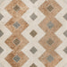 Dettaglio piastrella per pavimento e rivestimento in gres porcellanato effetto cementina dai colori vintage opaca. Collezione Cementine di Ceramica Valsecchia, formato 20x20, Mix Color