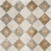 Dettaglio piastrella per pavimento e rivestimento in gres porcellanato effetto cementina dai colori vintage opaca. Collezione Cementine di Ceramica Valsecchia, formato 20x20, Mix Color