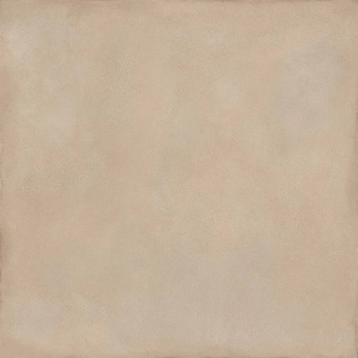 Dettaglio piastrella in gres porcellanato effetto cemento nuvolato della collezione Terrae di Casalgrande, formato 20x20 cm, colore Beige