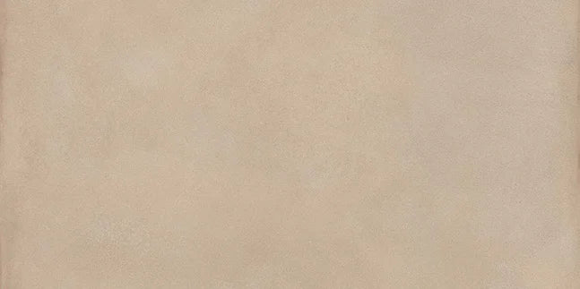 Dettaglio piastrella in gres porcellanato effetto cemento nuvolato per esterni della collezione Terrae di Casalgrande, formato 30x60 cm, colore Beige