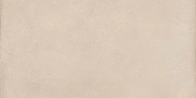 Dettaglio piastrella in gres porcellanato effetto cemento nuvolato per esterni della collezione Terrae di Casalgrande, formato 30x60 cm, colore Bianco