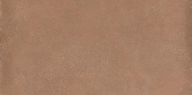 Dettaglio piastrella in gres porcellanato effetto cemento nuvolato per esterni della collezione Terrae di Casalgrande, formato 30x60 cm, colore Caramel