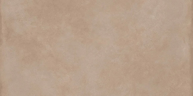 Dettaglio piastrella in gres porcellanato effetto cemento nuvolato per esterni della collezione Terrae di Casalgrande, formato 30x60 cm, colore Tortora