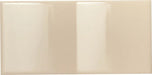 Dettaglio Piastrella da rivestimento in pasta bianca serie Mou di 41zero42, effetto mattoncino lucido tridimensionale, formato 6.2x12.5 cm, Colore Glossy Butter Mix