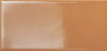 Dettaglio Piastrella da rivestimento in pasta bianca serie Mou di 41zero42, effetto mattoncino lucido, formato 6.2x12.5 cm, Colore Glossy Caramel