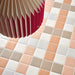 Pavimento in gres effetto tinta unita beige della collezione Pixel41 di 41zero42, formato 11.5x11.5 cm, Terra