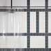 Doccia con riestimento in gres effetto tinta unita bianco della collezione Pixel41 di 41zero42, formato 11.5x11.5 cm, White