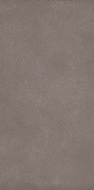 Dettaglio piastrella in gres porcellanato effetto cemento nuvolato per esterni della collezione Terrae di Casalgrande, formato 60x120 cm, colore Tabacco