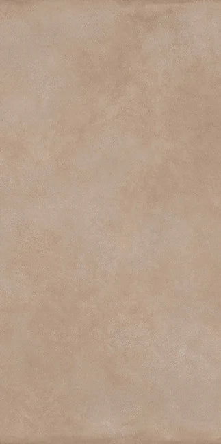 Dettaglio piastrella in gres porcellanato effetto cemento nuvolato per esterni della collezione Terrae di Casalgrande, formato 60x120 cm, colore Tortora