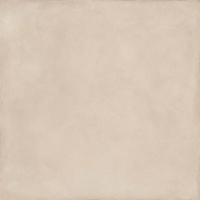 Dettaglio piastrella in gres porcellanato effetto cemento nuvolato della collezione Terrae di Casalgrande, formato 60x60 cm, colore Bianco