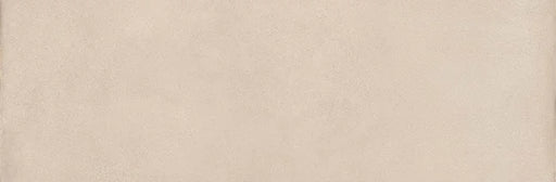 Dettaglio piastrella in gres porcellanato effetto cemento e effetto mattoncino della collezione Terrae di Casalgrande, formato 8x25 cm, colore Bianco