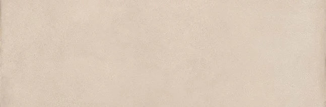 Dettaglio piastrella in gres porcellanato effetto cemento e effetto mattoncino della collezione Terrae di Casalgrande, formato 8x25 cm, colore Bianco