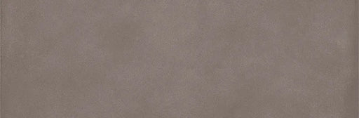 Dettaglio piastrella in gres porcellanato effetto cemento e effetto mattoncino della collezione Terrae di Casalgrande, formato 8x25 cm, colore Tabacco