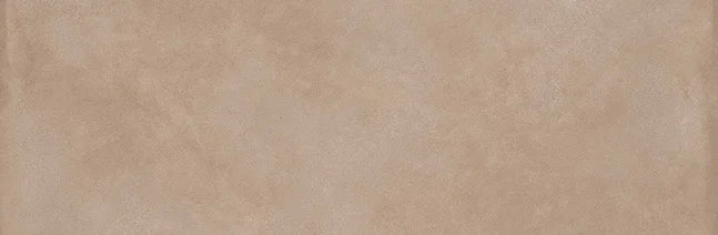 Dettaglio piastrella in gres porcellanato effetto cemento e effetto mattoncino della collezione Terrae di Casalgrande, formato 8x25 cm, colore Tortora