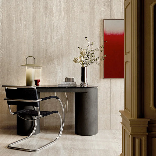 Dettaglio piastrella in gres porcellanato effetto marmo opaco della collezione Elegance di Ceramica Settecento, formato 120x120 cm, colore Beige