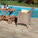 Esterno piscina con pavimento esterno in gres porcellanato effetto legno rovere della collezione Hard & Soft di Ceramica Rondine, formato 15x61 cm, colore Hard Cream