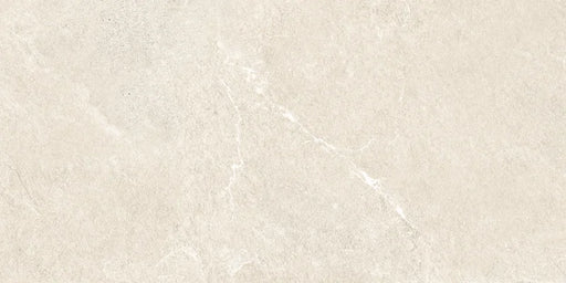 Piastrella per pavimento esterno in gres porcellanato effetto pietra della collezione Angers di Ceramica Rondine, formato 30x60 cm antiscivolo, colore Ivory