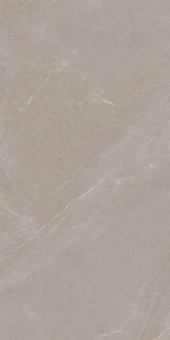 Piastrella per pavimento esterno in gres porcellanato effetto pietra della collezione Angers di Ceramica Rondine, formato 60x120 cm antiscivolo, colore Taupe