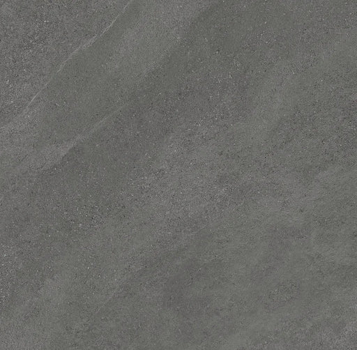 Piastrella ArkiStone Carbone di Idea Ceramica in gres porcellanato effetto pietra 120x120 cm per pavimenti e rivestimenti contemporanei