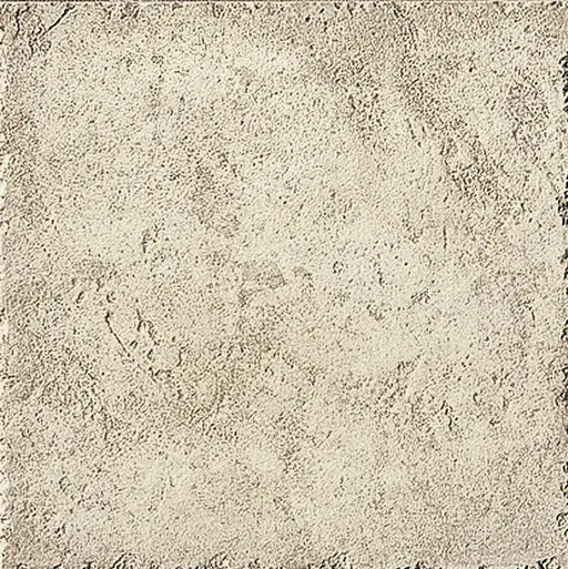 Dettaglio piastrella in gres porcellanato effetto pietra naturale anticata e vissuta, collezione Azteca di Settecento Ceramica, colore Avorio 32,7x32,7