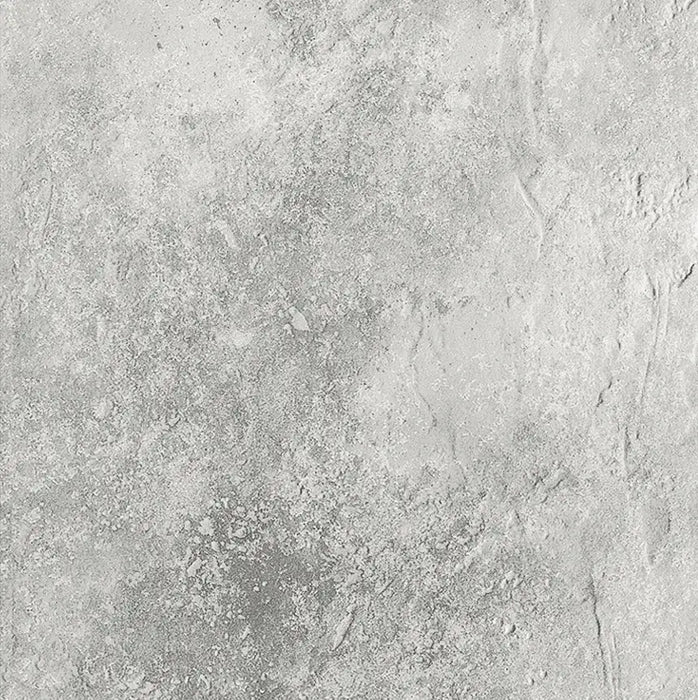Dettaglio piastrella in gres porcellanato effetto pietra naturale anticata e vissuta, collezione Azteca di Settecento Ceramica, colore Grigio 49x49