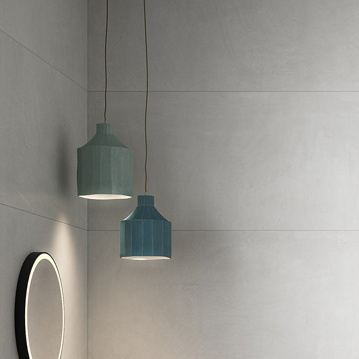 Rivestimento ceramico 60x120 cm della collezione Ludo, colore Bianco di Ceramica Rondine.