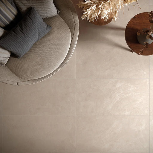 Piastrella per pavimento in gres porcellanato Mud della collezione Clay di Herberia Ceramiche in formato 60x120