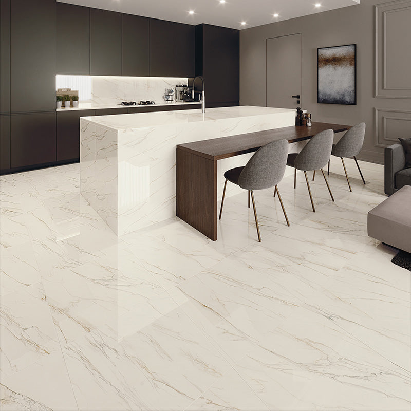 Mito Calacatta Oro - Gres Effetto Marmo Lucido 60x60 Rettificato ...