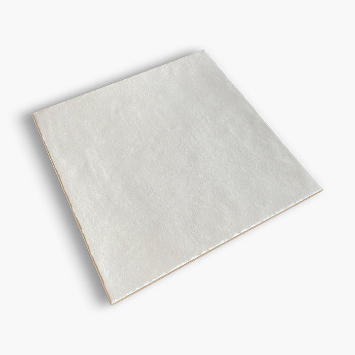 Dettaglio Piastrella da pavimento e rivestimento in gres porcellanato serie Antiche Riggiole Napoletane di savoia italia, colore perla 22x22