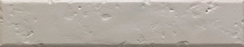 Dettaglio piastrella per rivestimento in gres porcellanato effetto mattoncino rustico opaco 4,5x23 cm della collezione Antique, colore Bisque di Ceramica Settecento