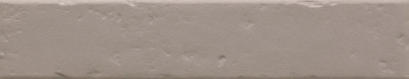 Dettaglio piastrella per rivestimento in gres porcellanato effetto mattoncino rustico opaco 4,5x23 cm della collezione Antique, colore Mud di Ceramica Settecento