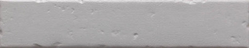 Dettaglio piastrella per rivestimento in gres porcellanato effetto mattoncino rustico opaco 4,5x23 cm della collezione Antique, colore Silver di Ceramica Settecento