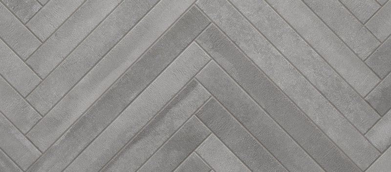 Piastrella per pavimento e rivestimento in gres porcellanato effetto mattoncino opaco 4.8x45 cm della collezione Arenosa, colore Grey di Ceramica Rondine