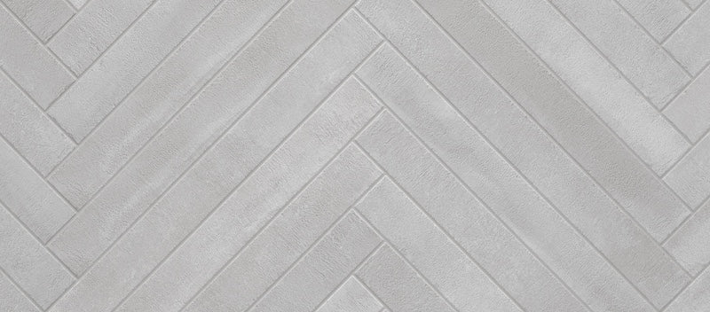 Piastrella per pavimento e rivestimento in gres porcellanato effetto mattoncino opaco 4.8x45 cm della collezione Arenosa, colore Light Grey di Ceramica Rondine