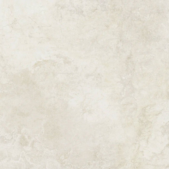 Dettaglio piastrella in gres porcellanato effetto pietra della collezione Artifact di Settecento Ceramica, colore Off White 120x120