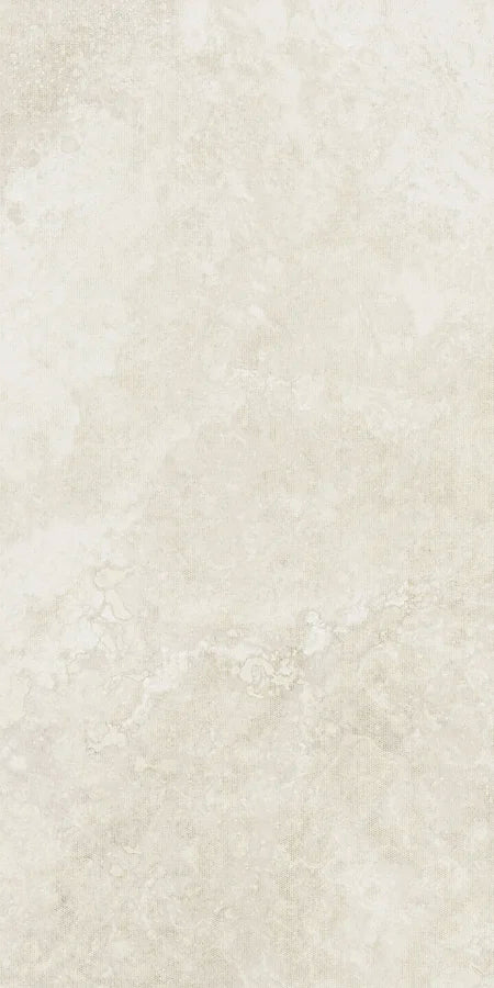 Dettaglio piastrella in gres porcellanato effetto pietra della collezione Artifact di Settecento Ceramica, colore Off White 60x120