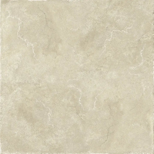 Dettaglio piastrella in gres porcellanato effetto pietra naturale, collezione Attica di Settecento Ceramica, colore Beige 90x90
