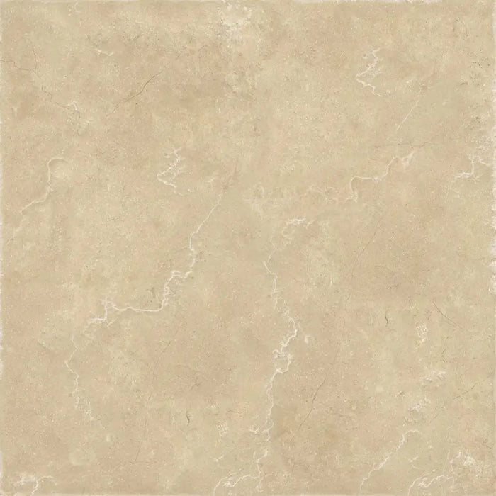 Dettaglio piastrella in gres porcellanato effetto pietra naturale, collezione Attica di Settecento Ceramica, colore Sand 90x90