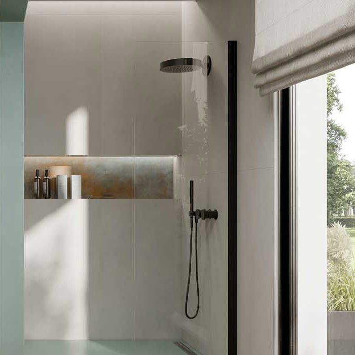 Rivestimento ceramico 60x120 cm della collezione Aurea, colore Bianco di Ceramica Rondine.