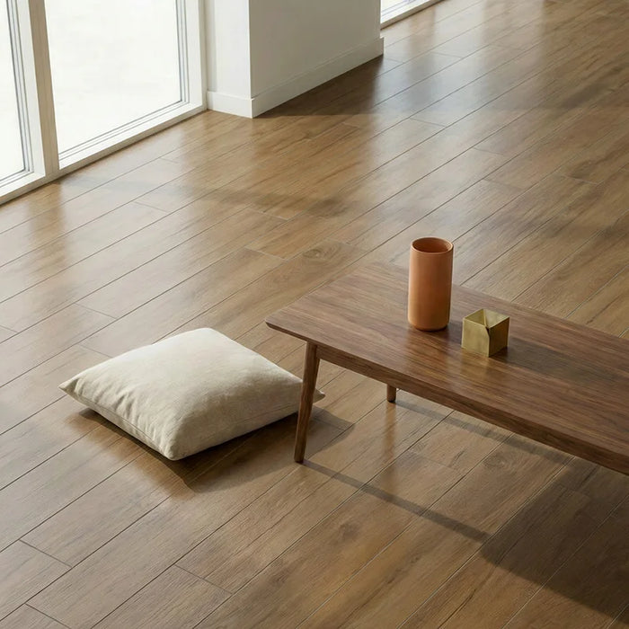 Piastrella Barrique Hard di Idea Ceramica in gres porcellanato effetto legno rustico 20x120 cm per pavimenti senza tempo