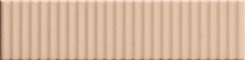 Dettaglio Piastrella da rivestimento in pasta bianca serie Biscuit di 41zero42, effetto mattoncino rigato opaco, formato 5x20 cm, Colore Strip Powder