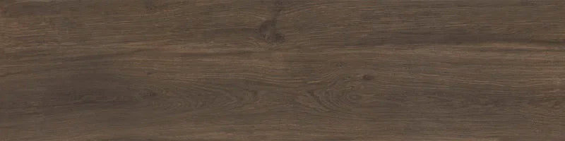 Piastrella per pavimento e rivestimento in gres porcellanato effetto legno anticato in della collezione Bricola di Ceramica Rondine, formato 30x120 cm, colore Ebano